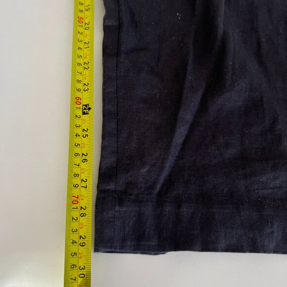 Everlane The Linen Way-High Drape Pant / wide leg trousers / black / size 2 - Picture 8 of 11